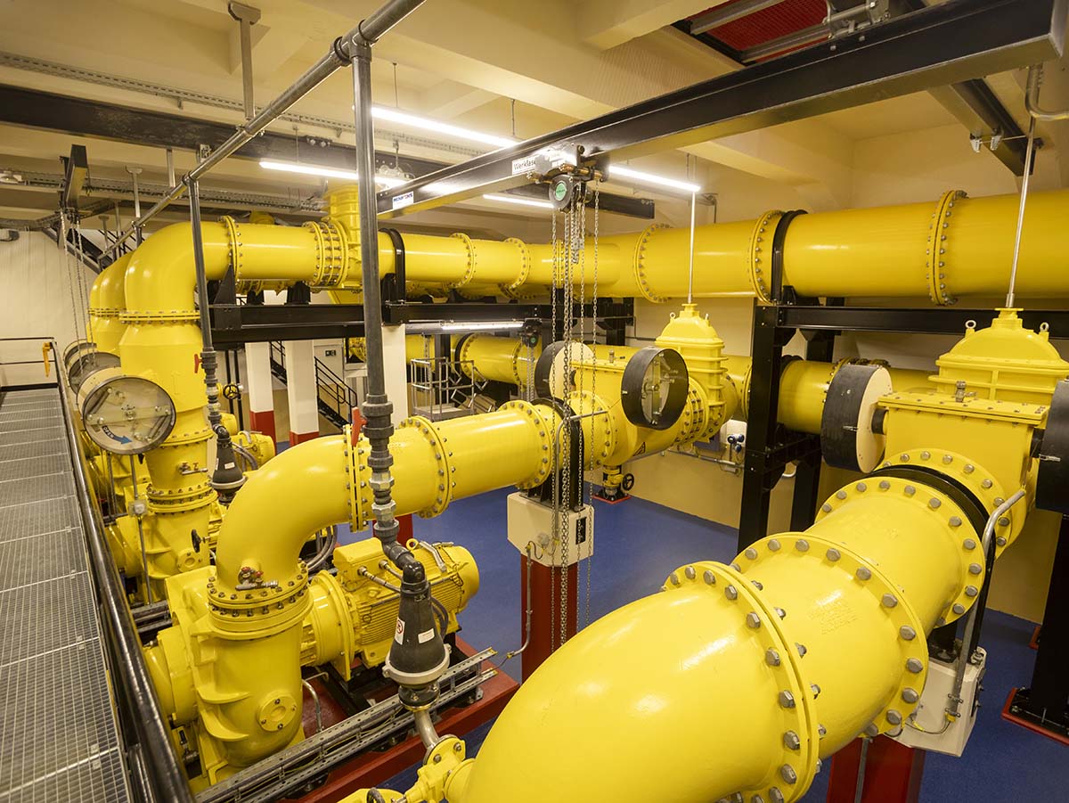 Rioolgemaal aan de Willem Schürmannstraat in Rotterdam