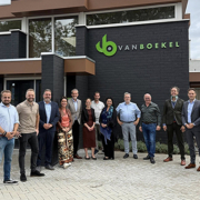 Het college van B&W van de Gemeente Maashorst op bezoek